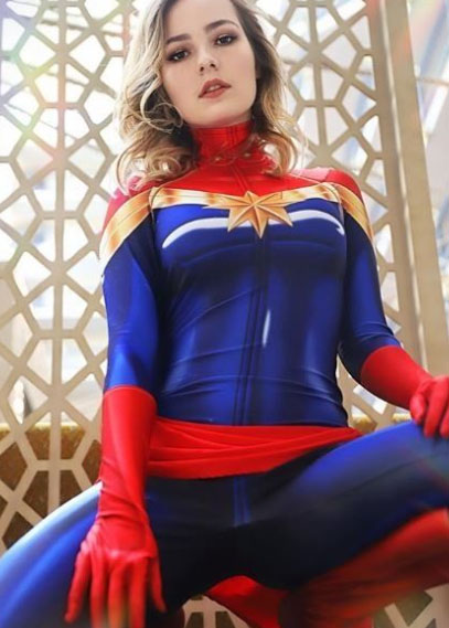 captain marvel cosplay