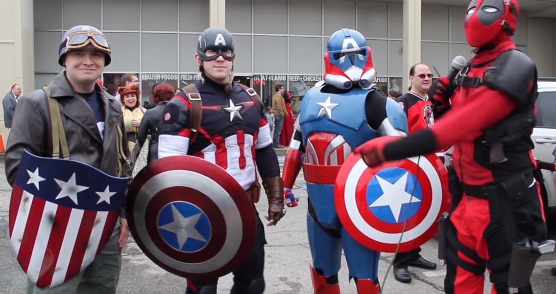 captain america cosplay