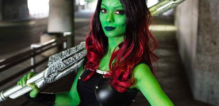 how to cosplay Gamora in Guardians of the Galaxy